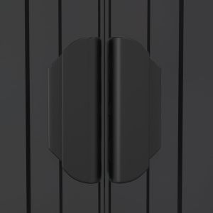 Градинска барака антрацит 192x938x223 см поцинкована стомана