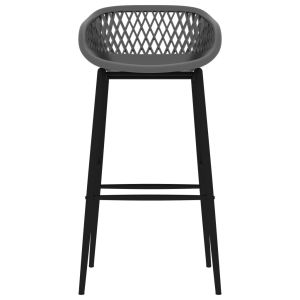 Бар комплект от 5 части, бяло и сиво