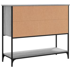 Сайдборд, сив сонома, 100x36x85 см, инженерно дърво