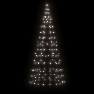 LED коледна елха 200 LED студено бяло 180 см