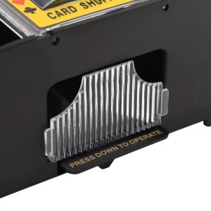 Автоматичен разбърквач на карти, черен, 2 тестета