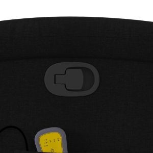 Масажен наклоняем стол, черен, текстил