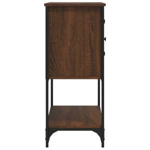 Сайдборд, кафяв дъб, 100x36x85 см, инженерно дърво