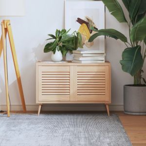 Врати за шкафове с решетен дизайн 2 бр 39,5x39,4 см бор масив