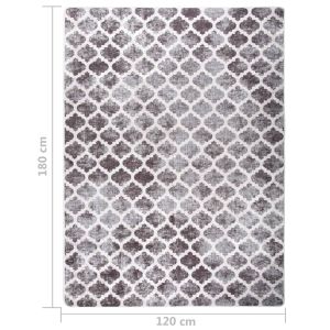 Килим, миещ се, 120x180 см, пъстър, противоплъзгащ