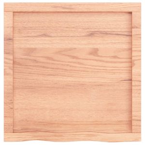 Плот за баня светлокафяв 60x60x(2-6) см обработено дърво масив