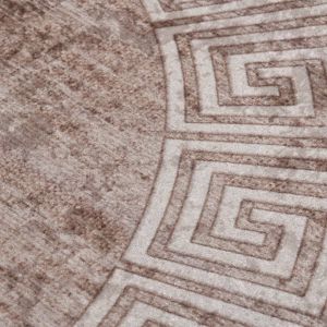 Килим, миещ се, 120 см, бежов