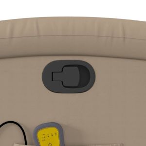 Масажен наклоняем стол, капучино, изкуствена кожа