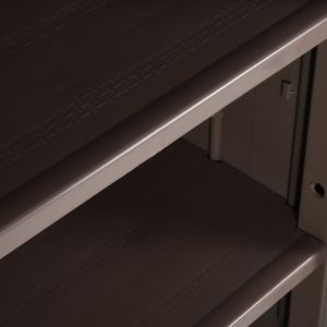 Градински шкаф за съхранение кафяв 65x45x172 см дървесна визия