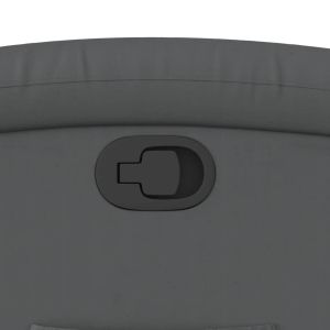 Наклоняем стол, сив, изкуствена кожа