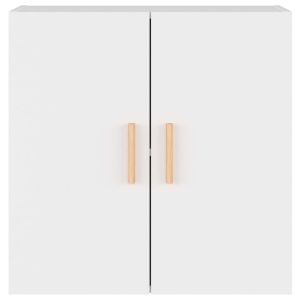 Стенен шкаф, бял, 60x30x60 см, инженерно дърво