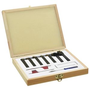 Комплект индексируеми стругарски длета, 12 бр, 8x8 мм, 70 мм