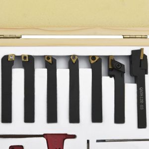 Комплект индексируеми стругарски длета, 12 бр, 8x8 мм, 70 мм