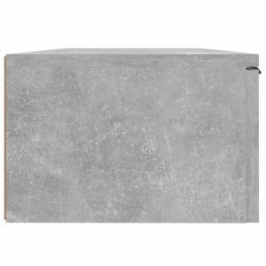 Стенен шкаф, бетонно сив, 68x30x20 см, инженерно дърво