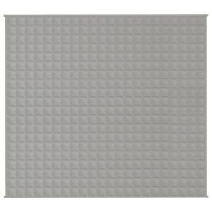 Утежнено одеяло сиво 200x225 см 9 кг плат