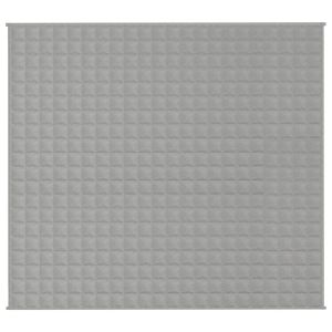 Утежнено одеяло сиво 200x220 см 9 кг плат