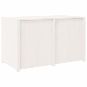 Кухненски шкаф за открито, MEPPEL, бял, 106x55x64 см, бор масив