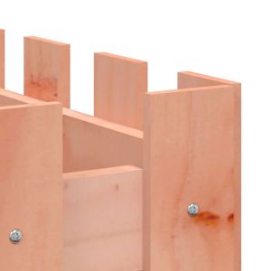 Градинска леха с дизайн на ограда 100x50x70 см дугласки масив