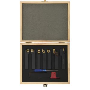 Комплект индексируеми стругарски длета, 12 бр, 12x12 мм, 80 мм