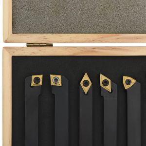 Комплект индексируеми стругарски длета, 12 бр, 12x12 мм, 80 мм