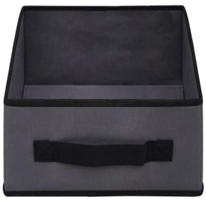 Шкаф за съхранение с 6 чекмеджета, 55x29x55 см, сив, стомана