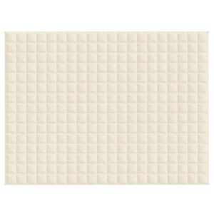 Утежнено одеяло светлокремаво 152x203 см 7 кг плат