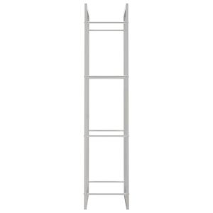 Стойка за дърва за огрев, 50x28x132 см, неръждаема стомана