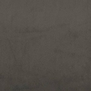 Люлеещ стол с табуретка, тъмносив, кадифе