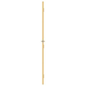 Интериорна врата златиста 83x201,5 см закалено стъкло алуминий