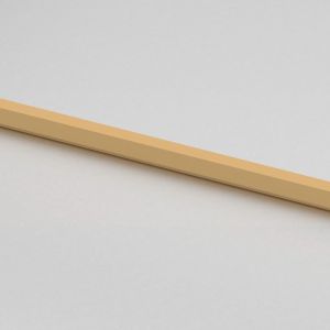 Интериорна врата злато 102,5x201,5 см закалено стъкло алуминий