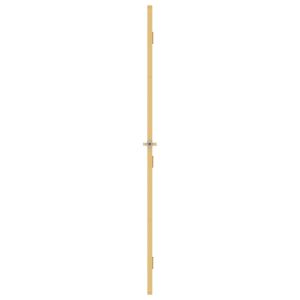 Интериорна врата златиста 93x201,5 см закалено стъкло алуминий