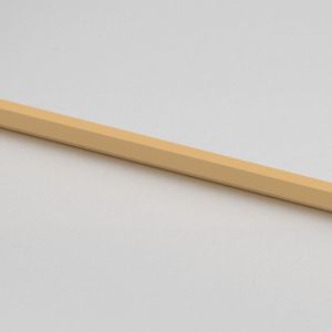 Интериорна врата златиста 93x201,5 см закалено стъкло алуминий