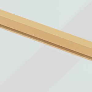 Интериорна врата златиста 83x201,5 см закалено стъкло, алуминий