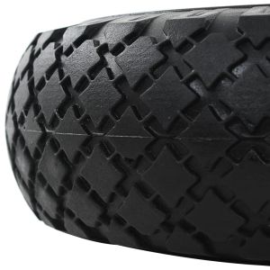 Колела за транспортна количка 4 бр твърд PU 3,00-4 (260x85)