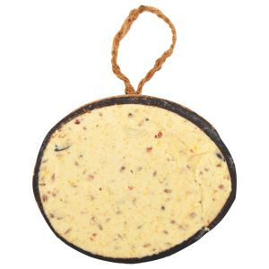 Храна за птици в кокосови половинки, 10 бр, 290 г