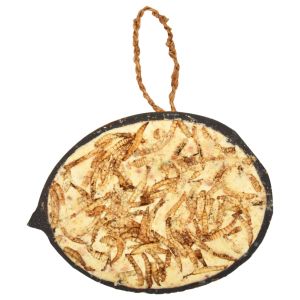 Храна за птици в кокосови половинки, 10 бр, 290 г