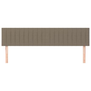 Табла за легло, бежово, 200x5x78/88 см, плат