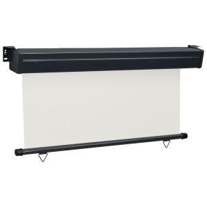 Вертикална тента за балкон, 175x250 см, кремава