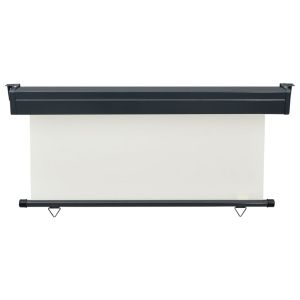 Вертикална тента за балкон, 175x250 см, кремава