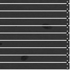 Градински лаундж комплект, 3 части, черен, бор масив