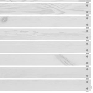 Градински лаундж комплект, 8 части, бял, бор масив