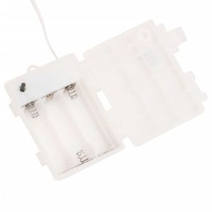 Коледни лампи с LED, 3 бр, сгъваеми, червени