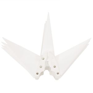 Коледни лампи с LED, 3 бр, сгъваеми, бели