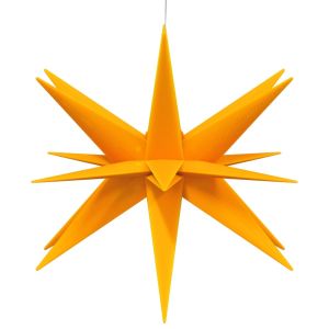Коледни лампи с LED, 3 бр, сгъваеми, жълти