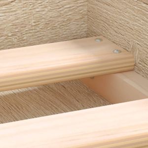 Рамка за легло, дъб сонома, 90x190 см