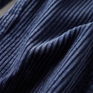 Детски панталон, кадифе, тъмносин, 92