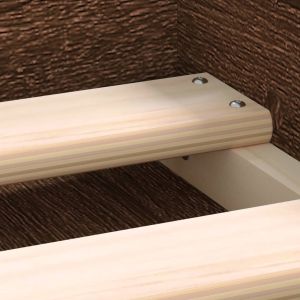 Рамка за легло, кафяв дъб, 100x200 см