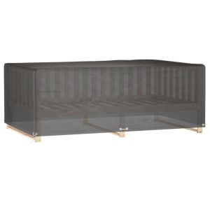 Покривало за градински мебели 12 капси 213x132x75см правоъгълно