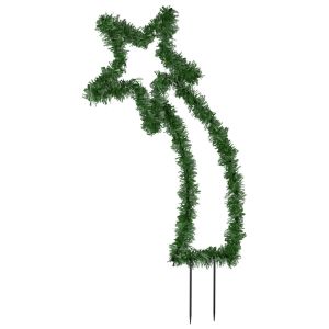 Коледна светеща украса с шипове, метеор, 80 LED, 62 см