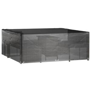 Покривала за мебели 2 бр 16 капси 250x250x90 см квадратни